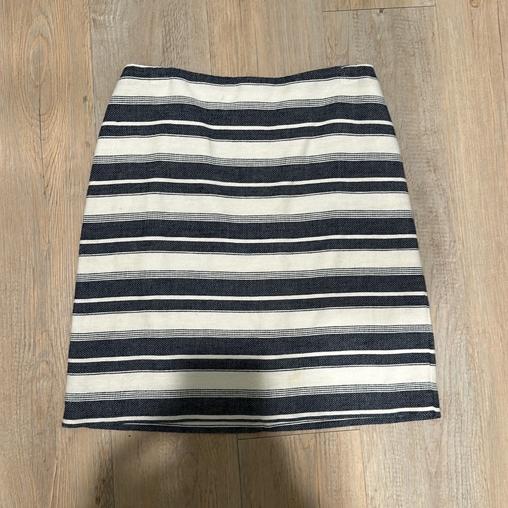 Loft striped skirt
